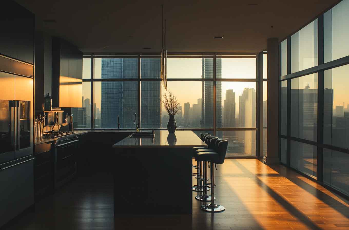 Sun-controlled showroom glass using window tinting in Arlington, TX 